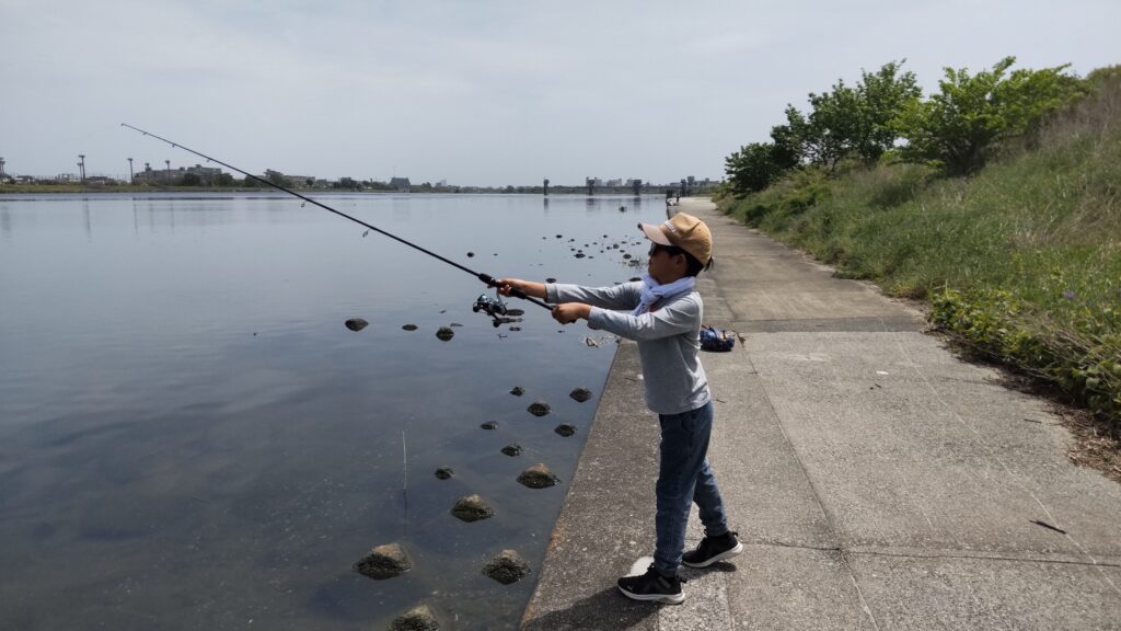 安全な釣り場の写真