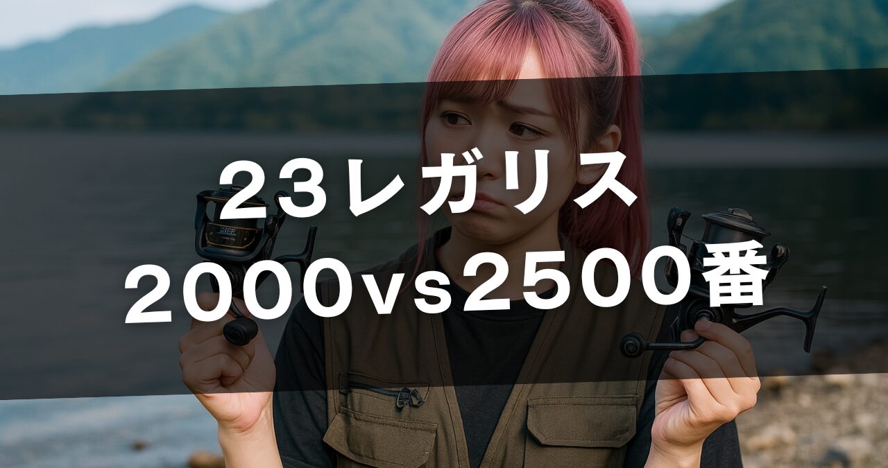 23レガリス 2000番と2500番比較