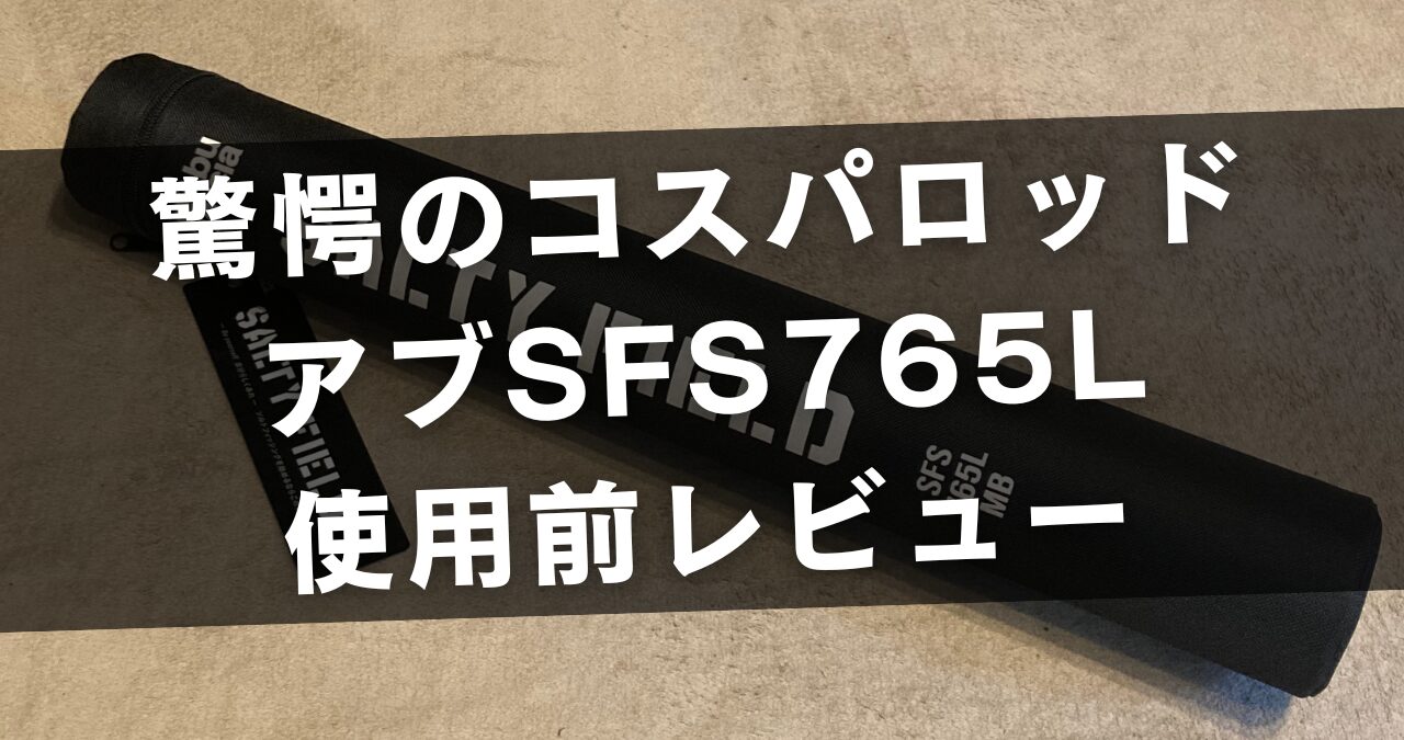 アブSFS765L 使用前レビュー